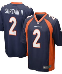 Patrick Surtain II Denver Broncos Nike Home Game Player Jersey - Navy