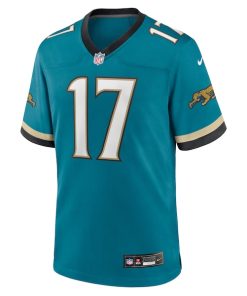Alternative view of Evan Engram Jacksonville Jaguars Nike Prowler Throwback Player Game Jersey - Teal