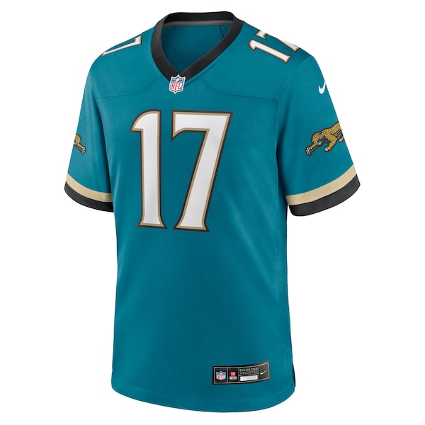 Evan Engram Jacksonville Jaguars Nike Prowler Throwback Player Game Jersey - Teal - Image 2