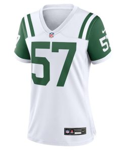 Alternative view of C.J. Mosley New York Jets Nike Women's Classic Alternate Game Jersey - White