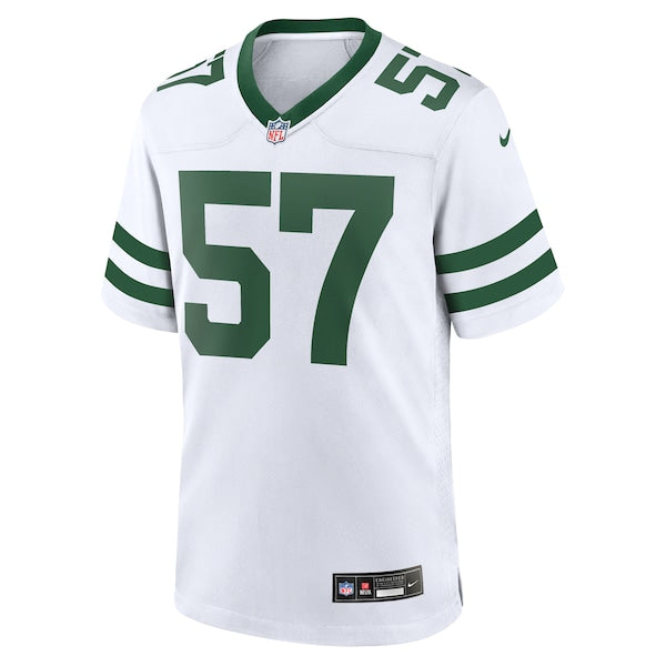 C.J. Mosley New York Jets Nike Legacy Player Game Jersey - White/Kelly Green - Image 3