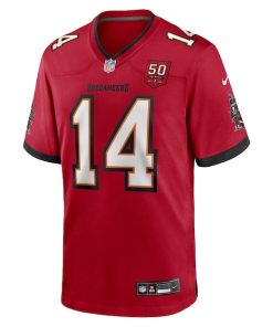 Alternative view of Chris Godwin Jr. Tampa Bay Buccaneers Nike 50th Season Team Game Jersey - Red