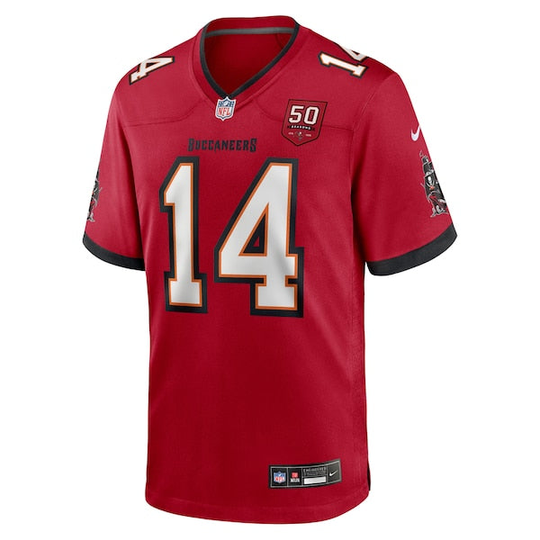 Chris Godwin Jr. Tampa Bay Buccaneers Nike 50th Season Team Game Jersey - Red - Image 2