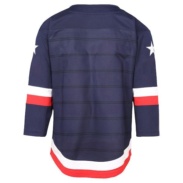 USA Youth 2025 4 Nations Face-Off Premier Jersey - Navy - Image 3