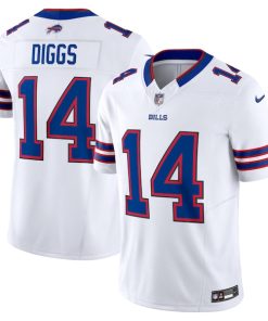 Alternative view of Stefon Diggs Buffalo Bills Nike Vapor F.U.S.E. Limited Jersey - White/Red/Royal