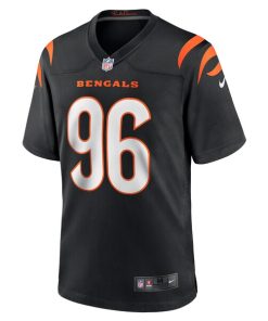 Alternative view of Cam Sample Cincinnati Bengals Nike Game Jersey - Black
