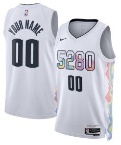 Denver Nuggets Nike Unisex 2024/25 Custom Swingman Jersey - City Edition - White