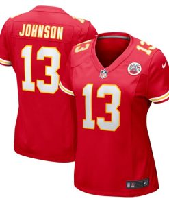 Nazeeh Johnson Kansas City Chiefs Nike Women's Game Player Jersey - Red