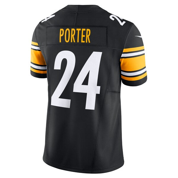 Joey Porter Jr. Pittsburgh Steelers Nike Vapor F.U.S.E. Limited Jersey - Black/White - Image 4