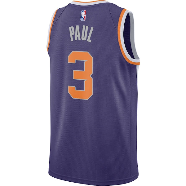 Chris Paul Phoenix Suns Nike 2020/21 Swingman Jersey Purple - Icon Edition - Image 3