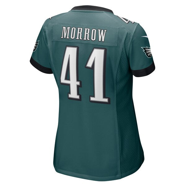 Nicholas Morrow Philadelphia Eagles Nike Women's Game Jersey - Midnight Green - Image 3