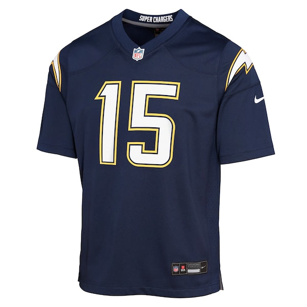 Ladd McConkey Los Angeles Chargers Nike Youth Alternate Super Chargers Game Player Jersey - Navy/Gold - Image 3
