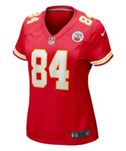 Alternative view of Justin Watson Kansas City Chiefs Nike Women's Game Player Jersey - Red