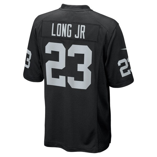 David Long Jr. Las Vegas Raiders Nike Team Game Jersey - Black - Image 3