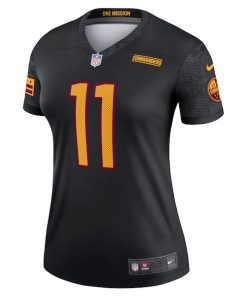 Alternative view of Carson Wentz Washington Commanders Nike Women's Alternate Legend Jersey - Black