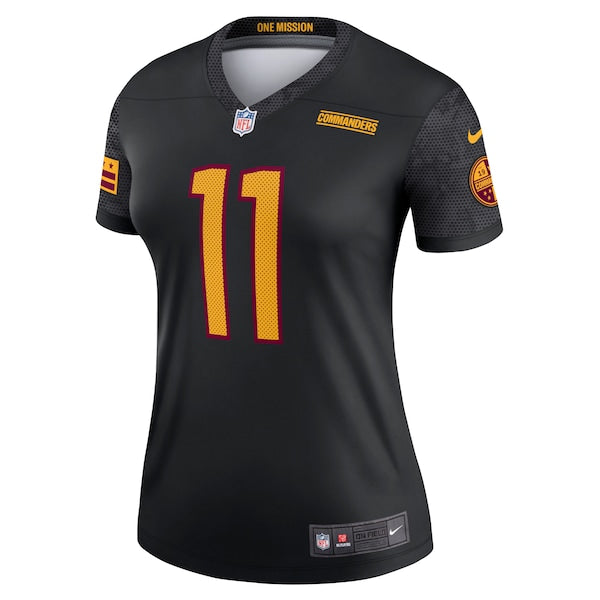 Carson Wentz Washington Commanders Nike Women's Alternate Legend Jersey - Black - Image 2