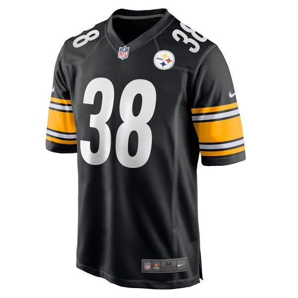Caleb Johnson Pittsburgh Steelers Nike Game Jersey - Black - Image 2