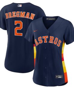 Houston Astros Nike Women's Alternate Replica Player Jersey - Navy
