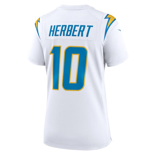 Justin Herbert Los Angeles Chargers Nike Women's Game Jersey - White - Image 3