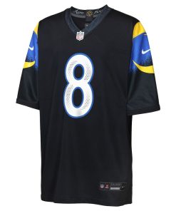 Alternative view of Jared Verse Los Angeles Rams Nike Youth 2025 RIVALRIES Vapor Limited Jersey - Navy