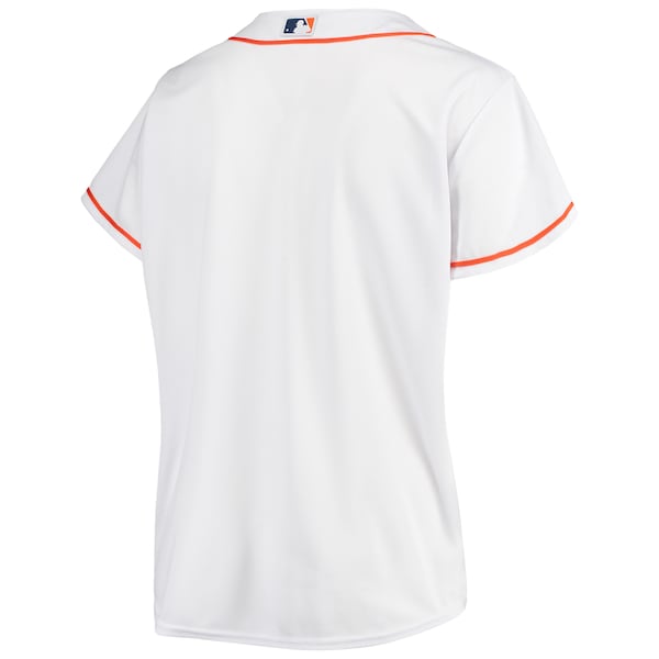 Houston Astros Women's Plus Size Home Replica Team Jersey - White - Image 3