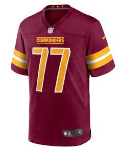 Alternative view of Saahdiq Charles Washington Commanders Nike  Game Jersey -  Burgundy