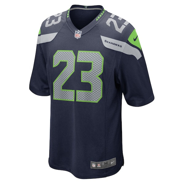 Artie Burns Seattle Seahawks Nike Game Jersey - College Navy - Image 2