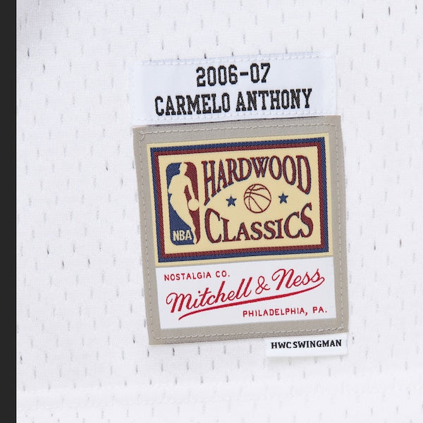 Carmelo Anthony Denver Nuggets 2006/07 Swingman Jersey - White - Image 6