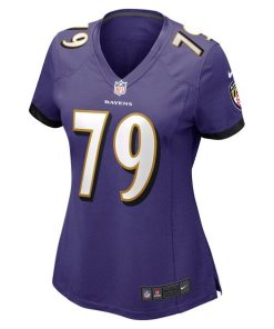 Alternative view of Ronnie Stanley Baltimore Ravens Nike Women's Game Jersey - Purple