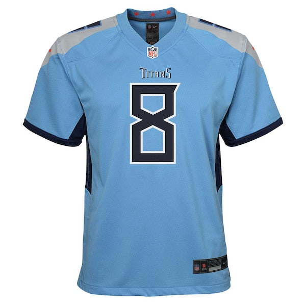 Will Levis Tennessee Titans Nike Youth Alternate Player Game Jersey - Light Blue - Image 3