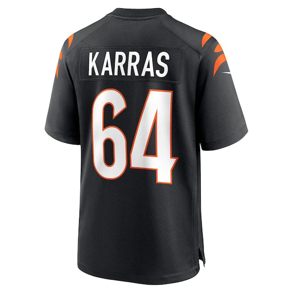 Ted Karras Cincinnati Bengals Nike Game Player Jersey - Black - Image 3