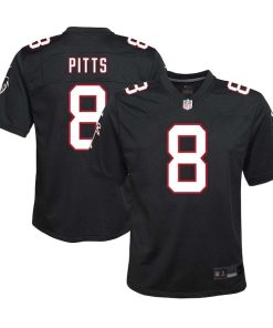 Kyle Pitts Atlanta Falcons Nike Youth Game Jersey - Black/Red