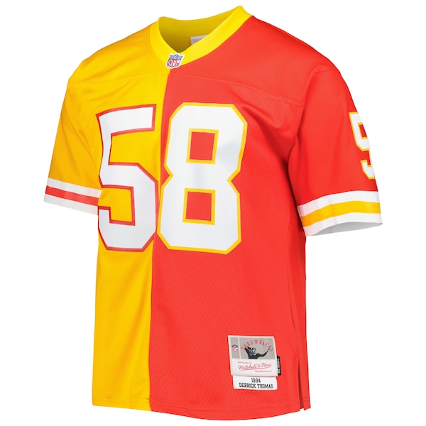 Derrick Thomas Kansas City Chiefs 1994 Split Legacy Replica Jersey - Red/Gold - Image 3