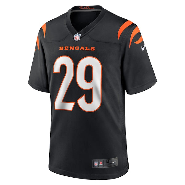 Cam Taylor-Britt Cincinnati Bengals Nike Game Player Jersey - Black/Orange/White - Image 3