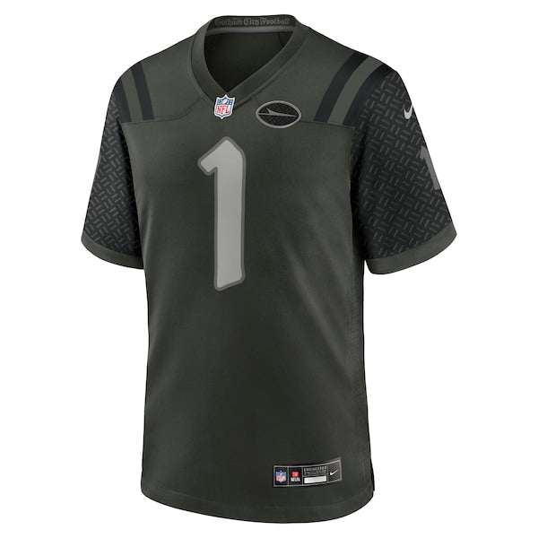 Ahmad Sauce Gardner New York Jets Nike 2025 Rivalries Collection Game Jersey - Gotham Green - Image 2