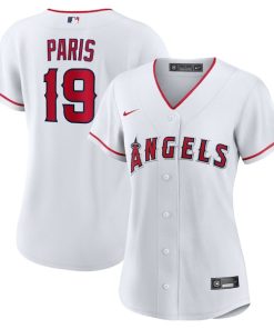 Kyren Paris Los Angeles Angels Nike Women's Home Replica 1.0 Player Jersey - White