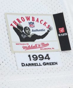 Alternative view of Darrell Green Washington Commanders 1994 Authentic Throwback Retired Player Jersey - White