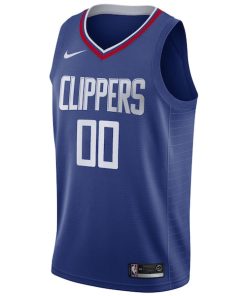 Alternative view of LA Clippers Nike 2020/21 Swingman Custom Jersey - Icon Edition - Royal