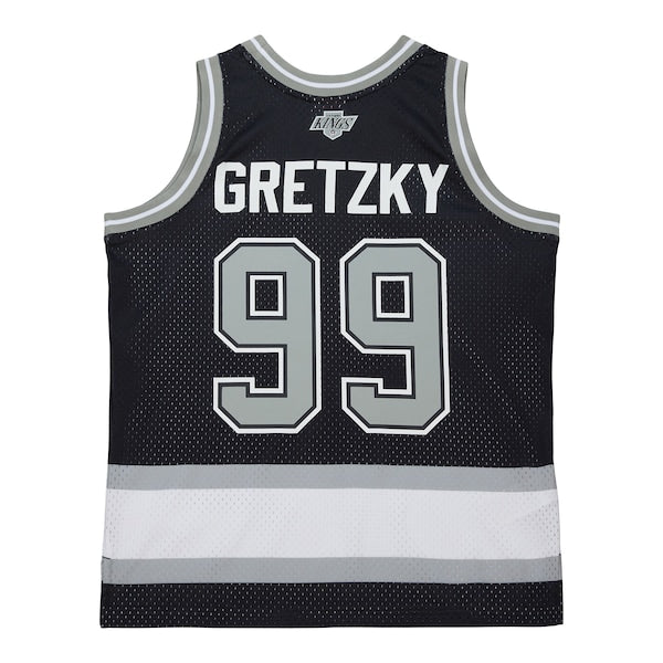Wayne Gretzky Los Angeles Kings Unisex Maxxed Out Fashion Basketball Jersey - Black - Image 3