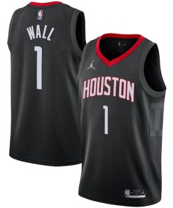 John Wall Houston Rockets Jordan Brand 2020/21 Swingman Jersey - Statement Edition - Black