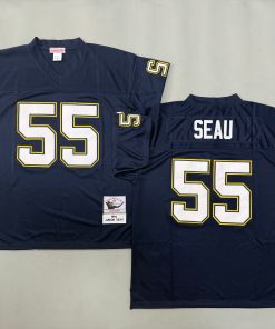 Junior Seau San Diego Chargerss Authentic Throwback Retired Player Jersey