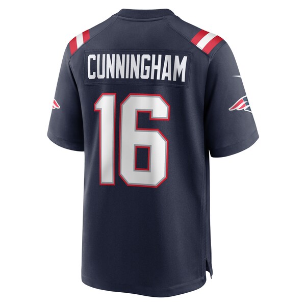 Malik Cunningham New England Patriots Nike Team Game Jersey - Navy - Image 3