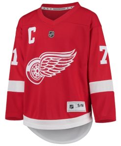 Alternative view of Dylan Larkin Detroit Red Wings Youth Home Replica Player Jersey - Red
