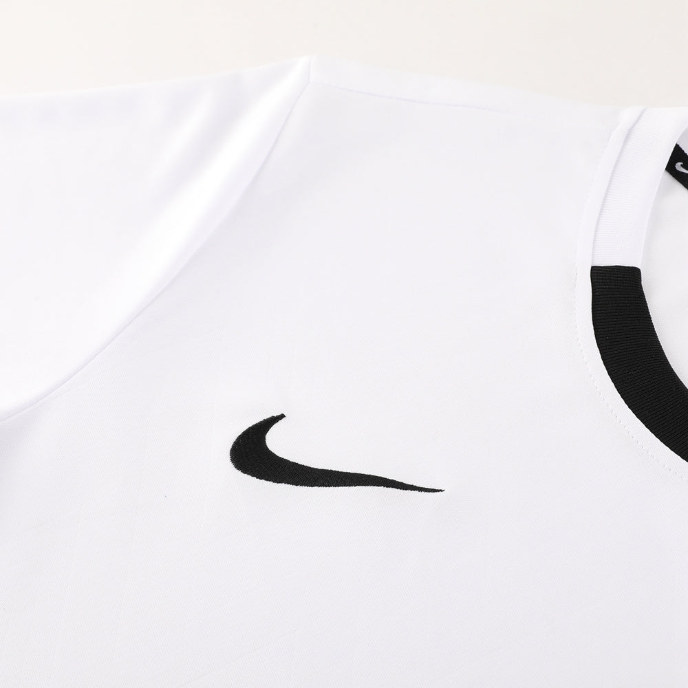Nike Short Sleeve Training Jersey Set-ND06- White/Black - Image 6