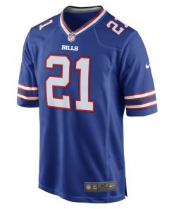 Alternative view of Jordan Poyer Buffalo Bills Nike Team Game Jersey - Royal