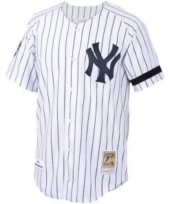 Alternative view of Mariano Rivera New York Yankees Home 2000 Cooperstown Collection Authentic Jersey - White/Navy
