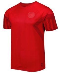 Alternative view of Denmark National Team 2022/23 Home Replica Jersey - Red