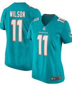 Cedrick Wilson Jr. Miami Dolphins Nike Women's Team Game Jersey -  Aqua