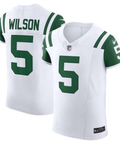 Garrett Wilson New York Jets Nike Classic Alternate Vapor F.U.S.E. Elite Jersey - White