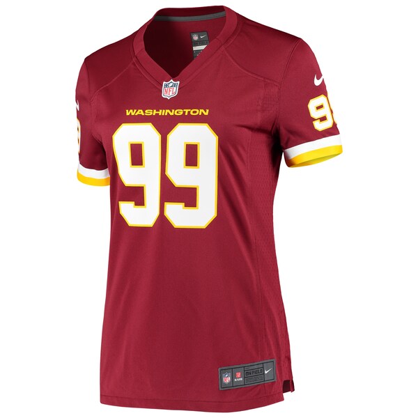 Chase Young Washington Football Team Nike Women's Player Game Jersey - Burgundy - Image 2